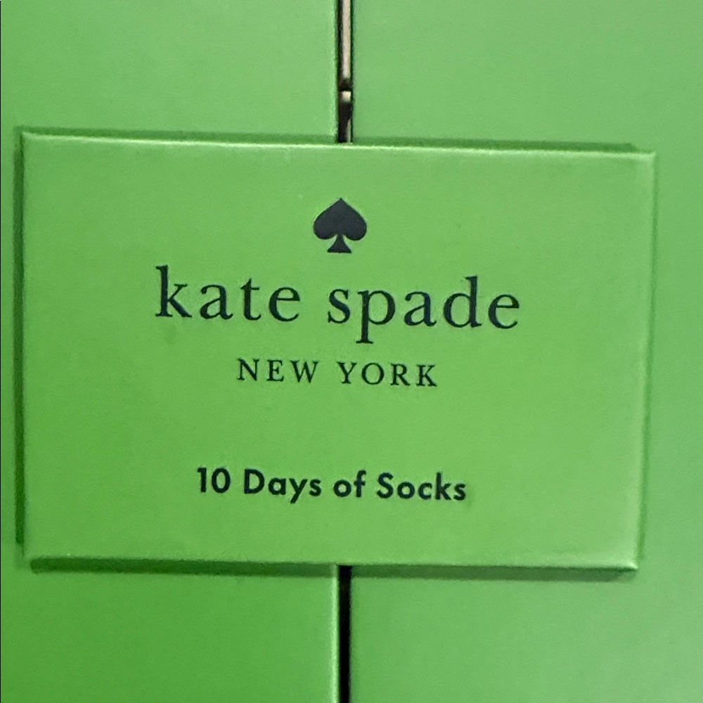 Kate Spade Multicolor 10 Days of Sock with Gift Box 🎁 - Picture 3 of 5